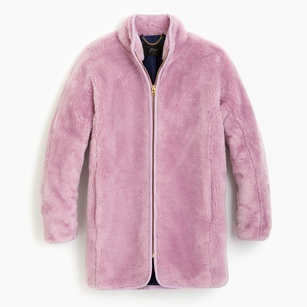 J. Crew Teddy Zip Up Jacket